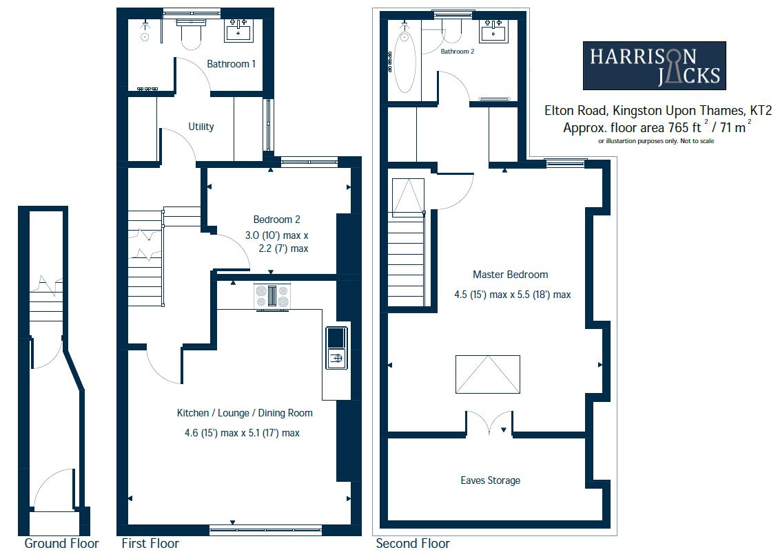 Property details for Elton Road, Kingston Upon Thames Asking price £565,000 Vebra